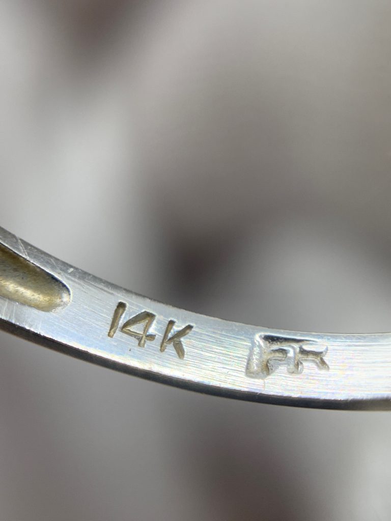 な*つ様 遺品整理　貴金属　k14刻印 シルバー刻印　海外コイン 海外で買った刻印の無い指輪も当店へ＞香港で買った指輪を22金